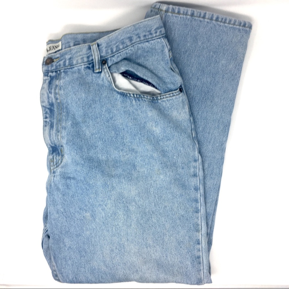 Bugle Boy Straight Leg Light Wash Jeans